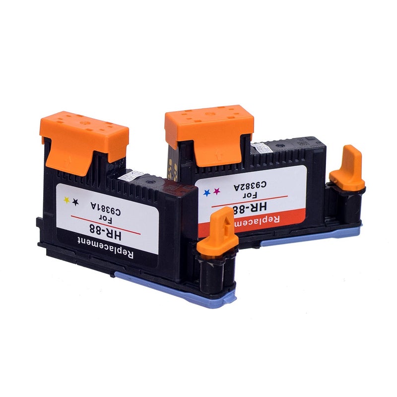 LKB رأس طباعة LKB المعاد تصنيعه SD HP88 C9381A C9382A بديل لطابعة HP Officejet مع Pro K5400 L7550 L7580 L7590 L7650 L7680 L7750 L7780 L7790 (1BY، 1MC) 2PK -US - Image 5